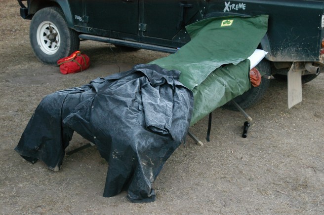 MY DRIASABONE KEPT THE FROST OFF THE BOTTOM OF MY SWAG IN THE VICTORIAN ALPS.